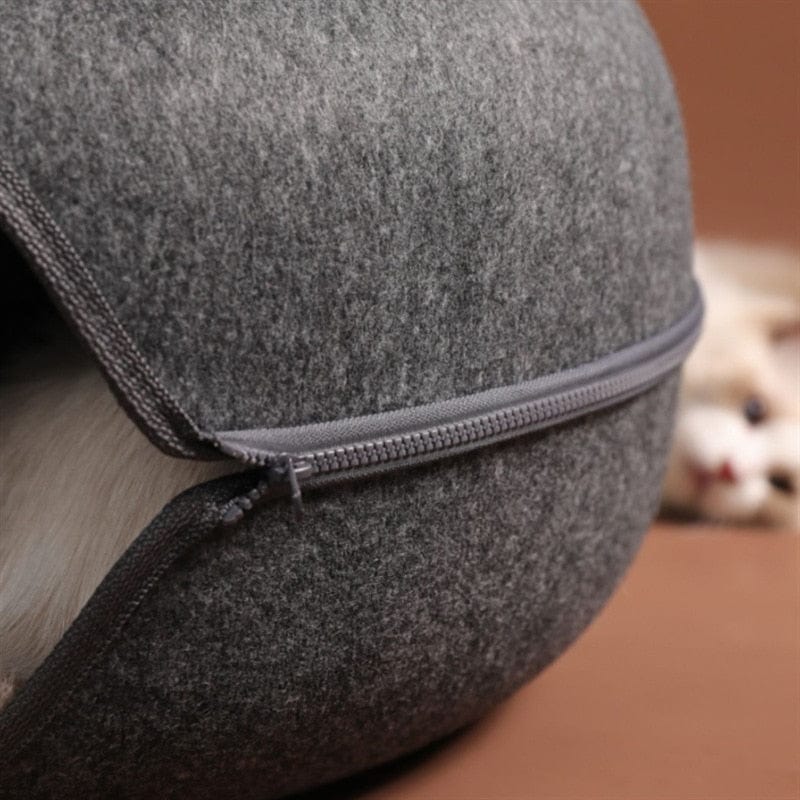 Tigris Caverna™ Donut Cat Bed Pet Interactive Cat Tunnel